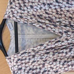 Armani Collezioni Deep Plunge Midi Dress